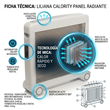 Radiador Panel de Mica Eléctrico Liliana Calority CCM700 (CM700) 1000/2000W Blanco